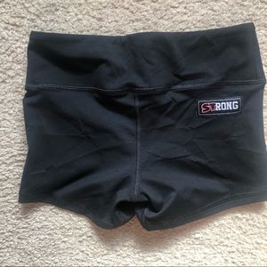 Only worn once! FleoXstrong black XS shorts